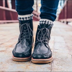 Toms leather searcher boot